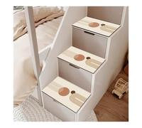 Alfombra Antideslizante para escaleras de litera, de Tierra de diatomeas, para Interiores, Dormitorio Infantil, Loft bajo, Cama Individual, Escalera Lateral(C,2Pcs 40x40cm)