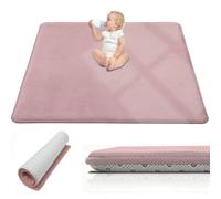 Alfombra Antideslizante para Gatear para bebé 60 x 160 cm Rojo Rosado
