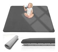 Alfombra Antideslizante para Gatear para bebé 70 x 200 cm Gris Oscuro