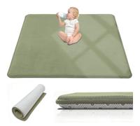 Alfombra Antideslizante para Gatear para bebé 90 x 180 cm Verde Hierba