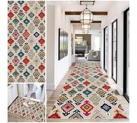 Alfombra Antideslizante para Pasillos Vintage 60 x 100 cm Alfombras de Pasillo Largas Alfombra Entrada del Salón Lavable Antideslizante Alfombras de Habitacion Alfombra Corredor Larga para Cocina