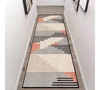 Alfombra antideslizante y lavable, moderna alfombra de interior resistente a las manchas para sala de estar, dormitorio, pasillo y entrada, diseño antideslizante para mayor seguridad y comodidad