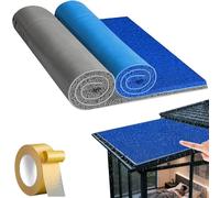 Alfombra Antiruido De Coil Grueso, Alfombra Antideslizante para Reducir Ruido De Lluvia en Toldos, Alfombra Acústica para Lluvia, Ideal para Techos y Equipos Metálicos(Blue,0.6x10m(23.6x393.7in))