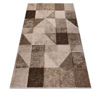 Alfombra ARCANA 0822 - beige / marrón geométrica moderna 240x330 cm