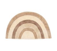 Alfombra arcoíris Little Dutch natural 80 × 130 cm – antideslizante