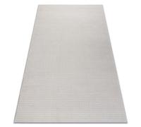Alfombra AURA E9787 crema - Espina de pescado chevron estructural moderna 140x190 cm