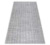Alfombra AURA J1852A gris - Pauta estructural moderna 80x150 cm