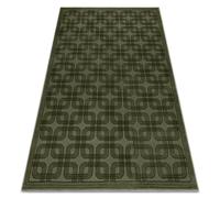 Alfombra AURA J2556A verde - Geométrica estructural moderna 240x330 cm