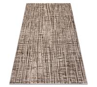 Alfombra AURA J2557A beige - Pauta estructural moderna 160x220 cm
