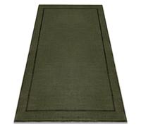 Alfombra AURA J2659A verde - Marco líneas estructural moderna 120x170 cm