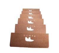 Alfombra autoadhesiva para escaleras Alfombra autoadhesiva for escalones de escaleras que brilla en la oscuridad, antideslizante, for interiores, decoración del hogar(Colour-1,55x22x4.5cm 1pc)