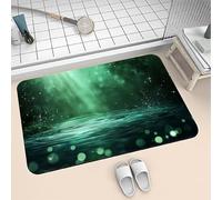 Alfombra Baño 120x180cm Alfombra Diatomita Baño, Súper Absorbente Microfibra Alfombrilla Ducha, Bath Mat Secado Rápido y Lavable, Rug para Cocina Bañera Sunset 6-564