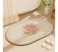 Alfombra Baño, Alfombra Salon, Alfombra BañEra Antideslizante, Alfombrilla Baño, Alfombra Ducha Antideslizante, Tapete, Alfombra de Baño, Alfombra Baño Secado Rapido, Alfombras Baño Pink, 50x80cm
