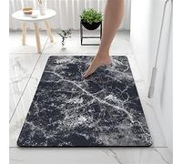 Alfombra BañO Antideslizantes, Alfombrilla de BañO Alfombra Super Absorbente, 40x60cm Alfombras BañO Suave Secado RáPido, Alfombra BañO Antideslizante Suelo, Alfombras de BañO Ducha BañEra, Jaspeado