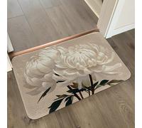 Alfombra Baño Café Beige Alfombrilla Baño Microfibra Alfombra Ducha Antideslizante Bath Mat Secado Rapido Gruesa Agua Absorbente Bathroom Mat Suave Carpete 40x60cm