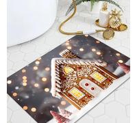 Alfombra Baño Diatomita 40X60Cm Arquitectura Blanca Secado Rapido,Agua Súper Absorbente Alfombrilla De Baño Antideslizantes,Suave Y Acogedora