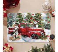 Alfombra Baño Diatomita de Piedra, Super Absorbente, Secado Rápido, Antideslizante, Alfombrilla baño Ducha Moderna, Lavable, Fina Stone Bath Mat para Bañera Entrada y Cocina, Rug Red 45x70cm 3-543