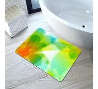 Alfombra Baño Diatomita de Piedra, Super Absorbente, Secado Rápido, Antideslizante, Alfombrilla baño Ducha Moderna, Lavable, Fina Stone Bath Mat para Bañera Entrada y Cocina, Rug Teal 40x60cm 3-729