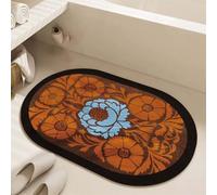 Alfombra Baño Diatomita de Piedra, Super Absorbente, Secado Rápido, Antideslizante, Alfombrilla baño Ducha Moderna, Lavable, Stone Bath Mat para Bañera Entrada y Cocina, Rug Natural 40x60cm 3-1185