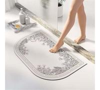 Alfombra Baño Diatomita de Piedra, Super Absorbente, Secado Rápido, Antideslizante, Alfombrilla baño Ducha Moderna, Lavable, Stone Bath Mat para Bañera Entrada y Cocina, Rug Modern 120x160cm 3-1171