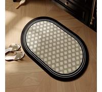 Alfombra Baño Diatomita de Piedra, Super Absorbente, Secado Rápido, Antideslizante, Alfombrilla baño Ducha Moderna, Lavable, Fina Stone Bath Mat para Bañera Entrada y Cocina, Rug Fun 60x100cm 3-1097