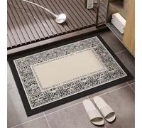 Alfombra Baño Diatomita de Piedra, Super Absorbente, Secado Rápido, Antideslizante, Alfombrilla baño Ducha Moderna, Lavable, Stone Bath Mat para Bañera Entrada y Cocina, Rug Paintings 45x70cm 3-993