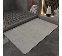 Alfombra Baño Diatomita de Piedra, Super Absorbente, Secado Rápido, Antideslizante, Alfombrilla baño Ducha Moderna, Lavable, Stone Bath Mat para Bañera Entrada y Cocina, Rug Monochrome 70x120cm 3-971