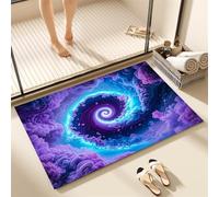 Alfombra Baño Diatomita Piedra Secado Rapido, Alfombrilla baño 120x170cm Antideslizante, Súper Absorbente, Diatomita, Lavable, Microfibra, Bath Mat para Cocina, Inodoro, Ducha, Bañera Abstract 3-678