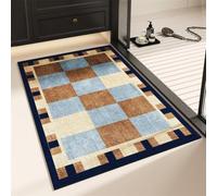 Alfombra Baño Diatomita Piedra Secado Rapido, Alfombrilla baño 70x120cm Antideslizante, Súper Absorbente, Diatomita, Lavable, Microfibra, Bath Mat para Cocina, Inodoro, Ducha, Bañera Summer 3-1224