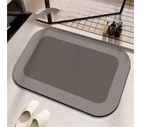 Alfombra Baño Diatomita Piedra Secado Rapido, Alfombrilla baño 70x120cm Antideslizante, Súper Absorbente, Diatomita, Lavable, Microfibra, Bath Mat para Cocina, Inodoro, Ducha, Bañera Arts 3-724