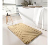 Alfombra Baño Impresión De Rayas De Camello Alfombrilla Baño Microfibra Bath Mat Antideslizante Alfombra Ducha Secado Rapido Gruesa Agua Absorbente Bathroom Mat Suave Carpete 40x60cm