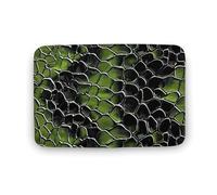 Alfombra Baño Patrón De Serpiente Felpudo Secado Rápido Felpudo Entrada Plegable Alfombrilla Baño para Cocina Inodoro Bañera 40X60Cm