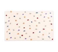 Alfombra Baño Púrpura Naranja Beige Alfombrilla Baño Microfibra Bath Mat Antideslizante Alfombra Ducha Secado Rapido Gruesa Agua Absorbente Bathroom Mat Suave Carpete 50x80cm