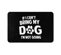 Alfombra Baño Si No Puedo Traer A Mi Perro Felpudo Absorbente Felpudo Entrada Plegable Alfombra Entrada para Interior Bañera Exterior 40X60Cm