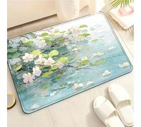 Alfombra Baño Sucursal Alfombras Ducha De Microfibra Ultra Suave Y Cómoda,Lavable A Máquina para Bañera, Ducha Y Baño