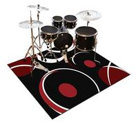 Alfombra Bateria Alfombras Acusticas Electronica Alfombra para Bateria Acustica Alfombra de Batería Acústico Tapete de Tambor Alfombrillas Insonorizada Antideslizantes 160 x 140 cm Alfombra de Tambor