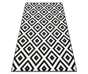 Alfombra BCF Morad RUTA diamantes geométrico - negro / crema 240x340 cm
