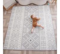 Alfombra Bebe Acolchada Plegable 180x200x1.5cm- Gimnasio Bebe - Manta De Juegos Bebe - Manta Actividades Bebe Impermeable Reversible - Tapete De Actividades Bebe - Gimnasio Infantil Bebe - Regalo Bebe