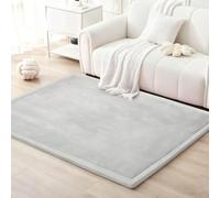 Alfombra Bebe Acolchada Plegable, Alfombra Bebe Antideslizante, 80 x 120 cm Alfombrilla para Gatear para Bebés, Alfombra infantil Lavable, Colchoneta Bebe Suelo Habitacion, Alfombra Juegos Bebe