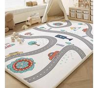 Alfombra Bebe Gruesa Antideslizante 100 x 220 cm, Alfombra Bebe Acolchada Plegable, Colchoneta Bebe Suelo, 2.5cm Tapete Bebe Relleno De Esponja Con, Tapete Actividades Bebe, Manta Actividades Bebe
