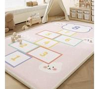 Alfombra Bebe Gruesa Antideslizante 180 x 180 cm, Alfombra Bebe Acolchada Plegable, Colchoneta Bebe Suelo, 2.5cm Tapete Bebe Relleno De Esponja Con, Tapete Actividades Bebe, Manta Actividades Bebe