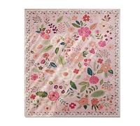 Alfombra bohemia, antideslizante, vintage, 230 x 160 cm, alfombra bohemia para sala de estar, dormitorio, acento decorativo, para comedor, cocina, guardería, sala de juegos, entrada, pasillo