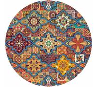 Alfombra bohemia, diseño clásico para sala de estar, cocina y dormitorio