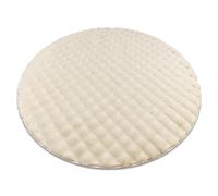 Alfombra BUBBLE circulo marfil 12 IMITACIÓN PIEL DE CONEJO 3D estructural circulo 160 cm