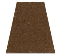 Alfombra BUENOS 6650 shaggy liso de un solo color beige obscuro 80x150 cm