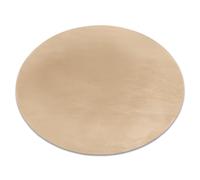Alfombra BUNNY círculo macchiato marrón Imitación de piel de conejo circulo 120 cm