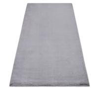 rugsx Alfombra Bunny Plata IMITACIÓN DE Piel DE Conejo 140x190 cm
