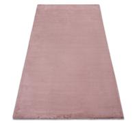 Alfombra BUNNY rosa Imitación de piel de conejo 60x100 cm