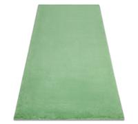 Alfombra BUNNY verde Imitación de piel de conejo 80x150 cm