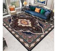 Alfombra calefactable estilo retro para colocar bajo otra alfombra, tapete eléctrico de grafeno para suelo, esterilla de yoga calefactable con temporizador(A,160 * 230CM)